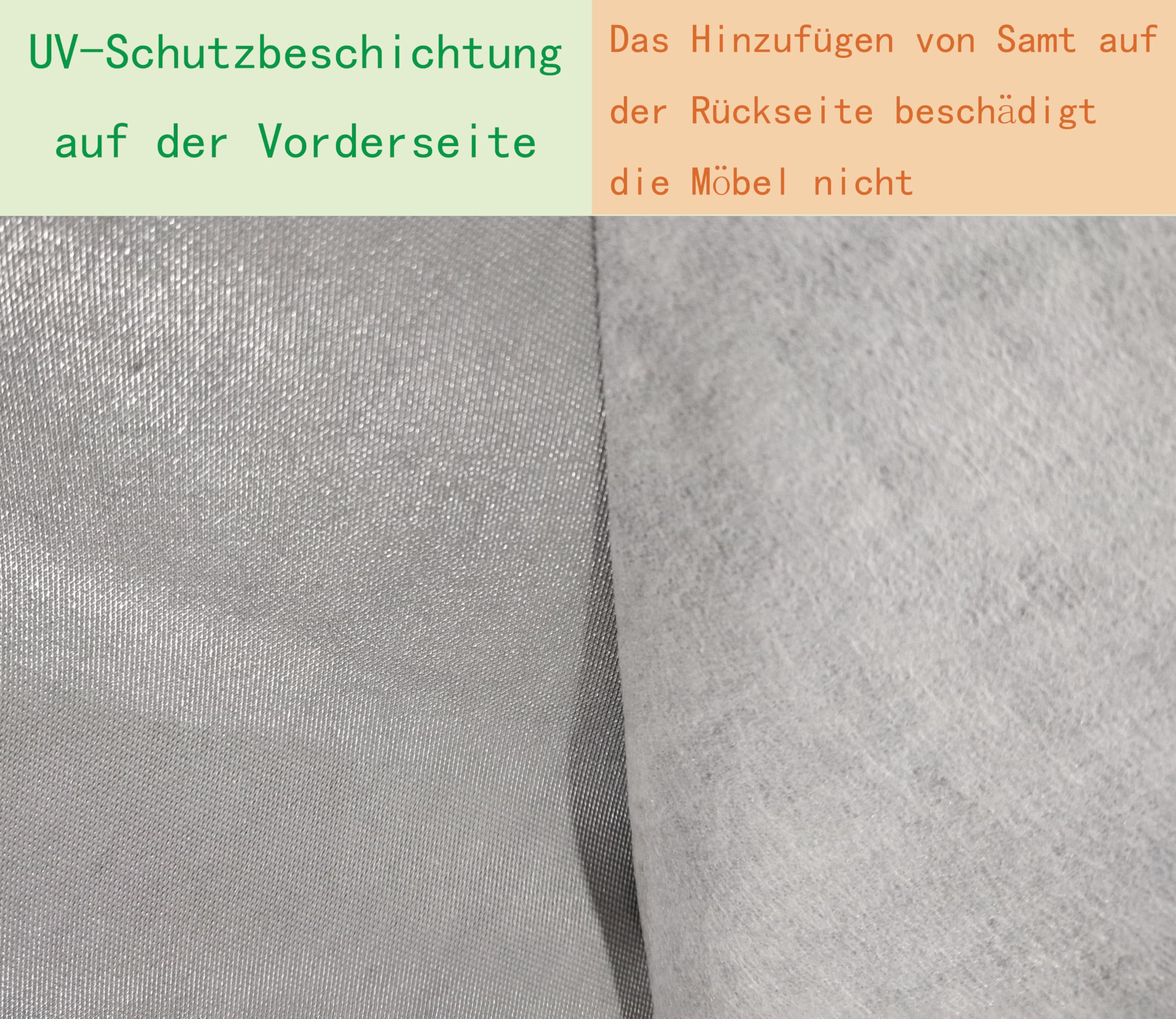 dqopb loungemöbel Abdeckung L-Form Benutzerdefinierte Größe Schutzhülle Abdeckplane für Eck-Loungegruppe Loungemöbel Verwenden Sie Vinylgewebe