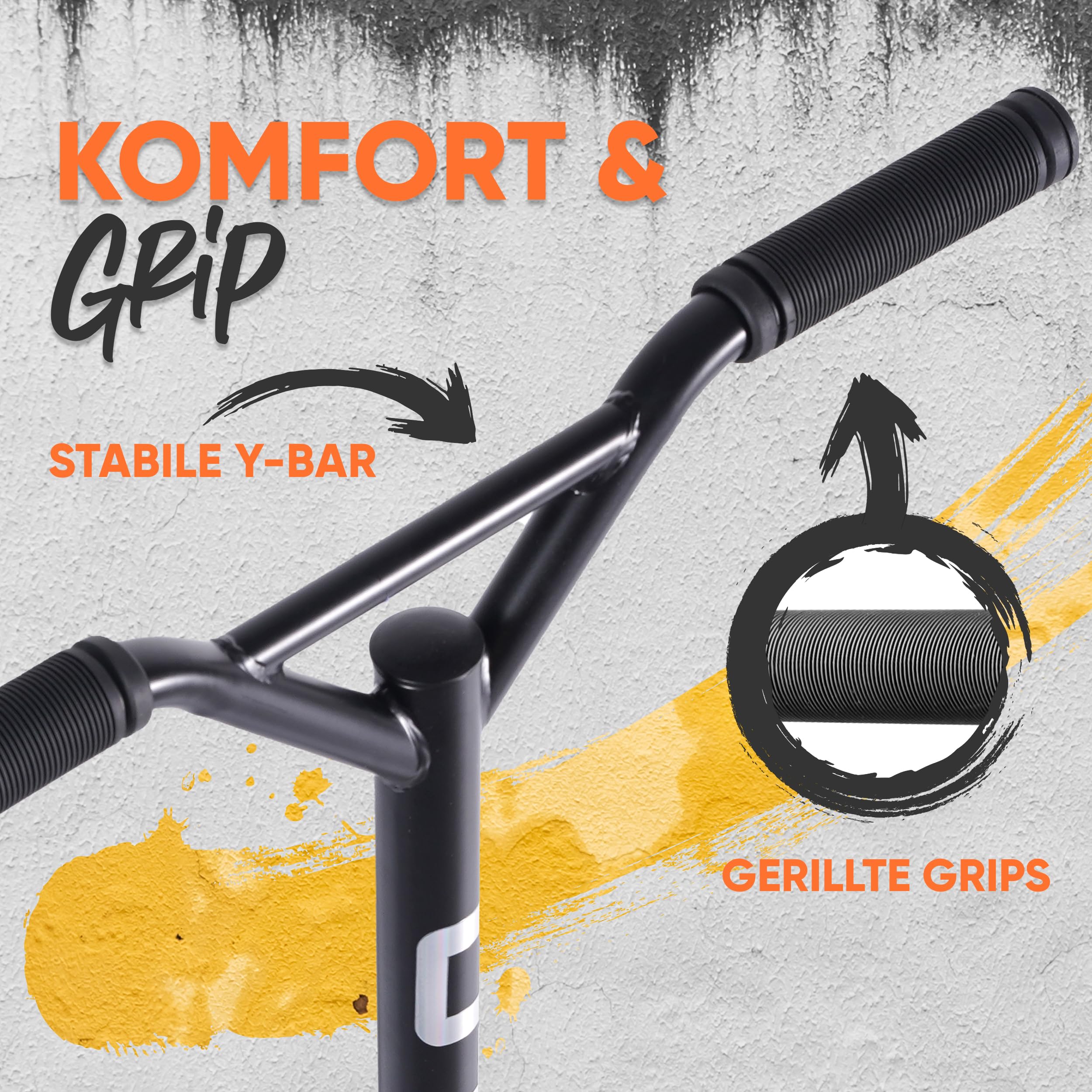 Apollo Stuntscooter Gravity - Fun-Kickscooter für Kinder und Teenager, Kinderroller, Trick Roller für Jungen und Mädchen ab 6 Jahren, Stunt Scooter auch für Beginner geeignet