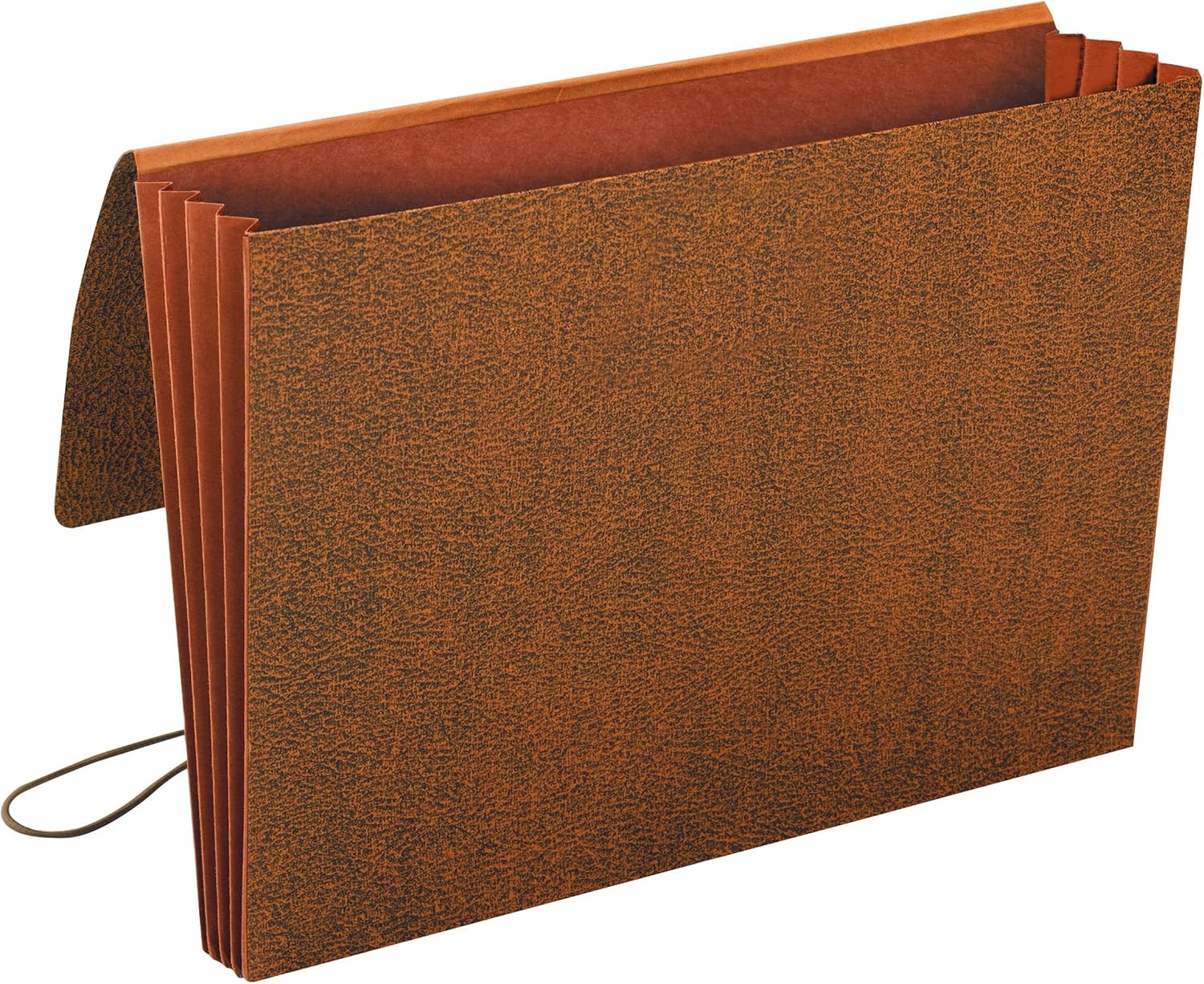 Smead Expanding File Wallet with Flap and Cord Closure, 3-1/2" Expansion, Legal Size, Redrope, 10 per Box (71356) : Expanding Wallets : Office Products