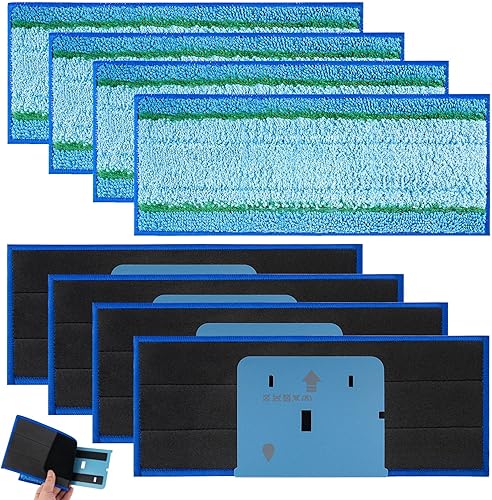 Almohadillas de trapeador húmedo M6 mejoradas para iRobot Braava Jet M6 Series (6110) (6012) (6112) (6113) Ultimate Robot Mops, nuevo diseño