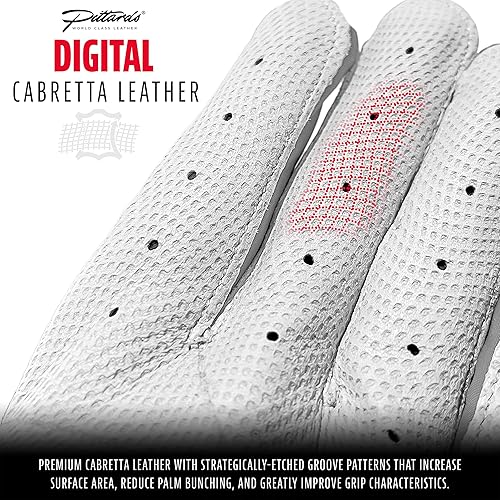 Miniatura 193 de Franklin Sports MLB - Guantes de bateo de béisbol CFX Pro para adultos + jóvenes, béisbol + sóftbol, varios tamaños + colores Negro/Negro