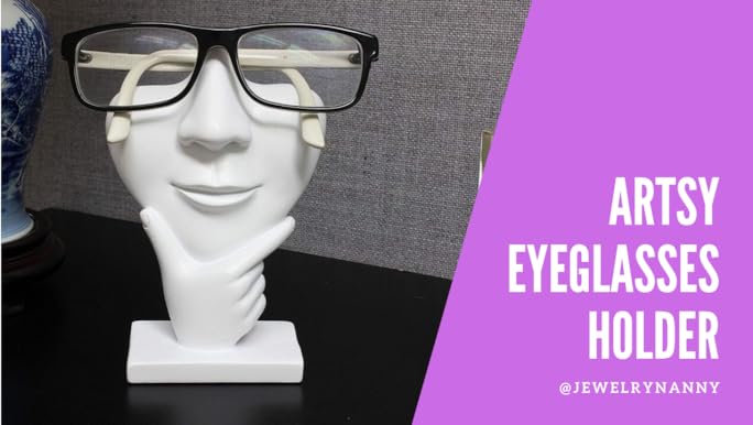 Amazon.com: JewelryNanny Artsy Face Eyeglass Holder Stand