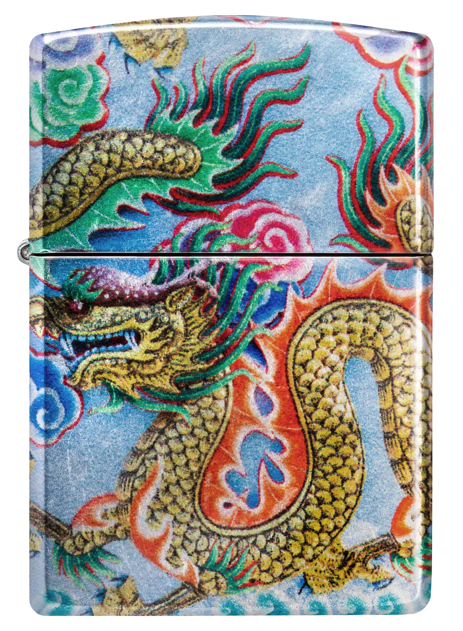Zippo Benzin-Feuerzeug Color Dragon Design 60006581, unbefüllt