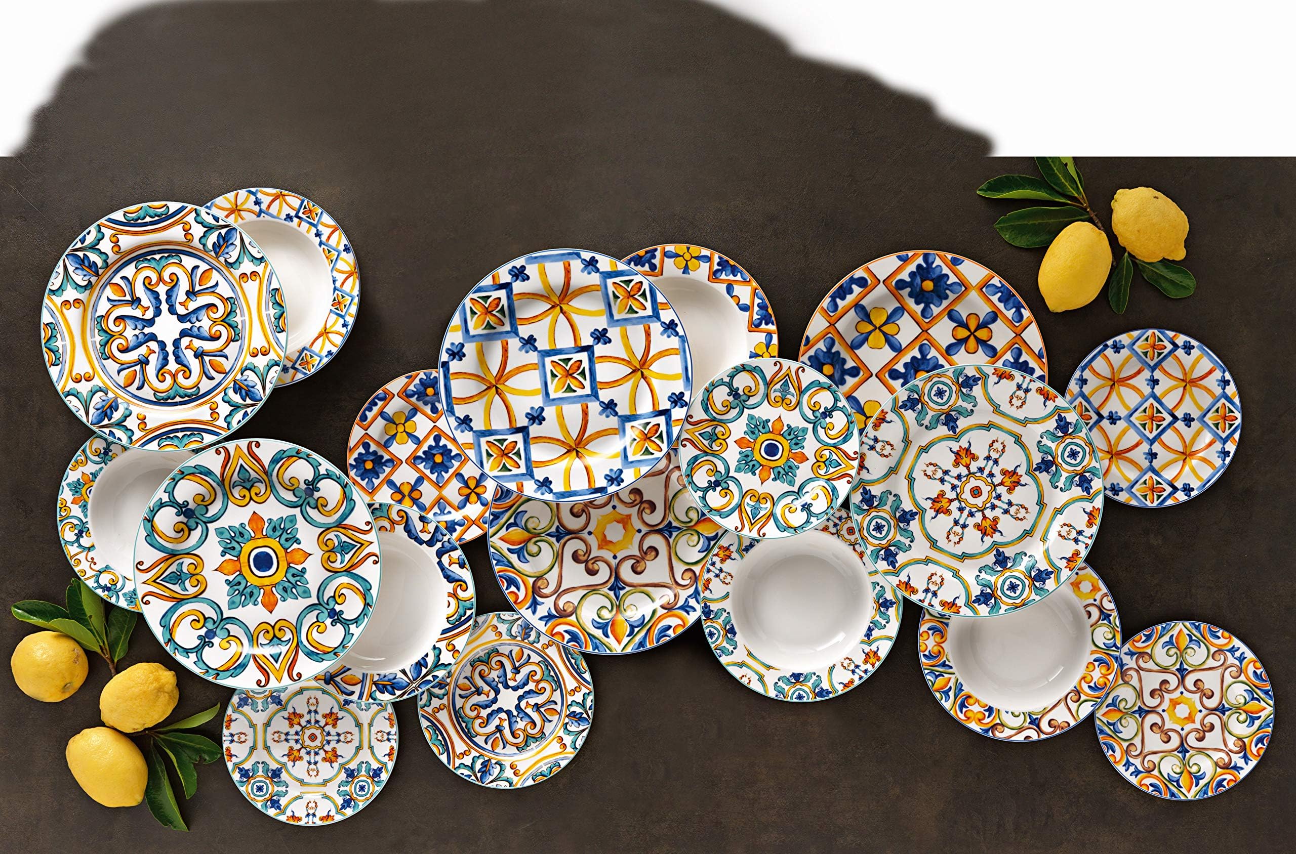 Serv. Tavola 18 Pz Medicea New Bone China Brandani | La Galleria