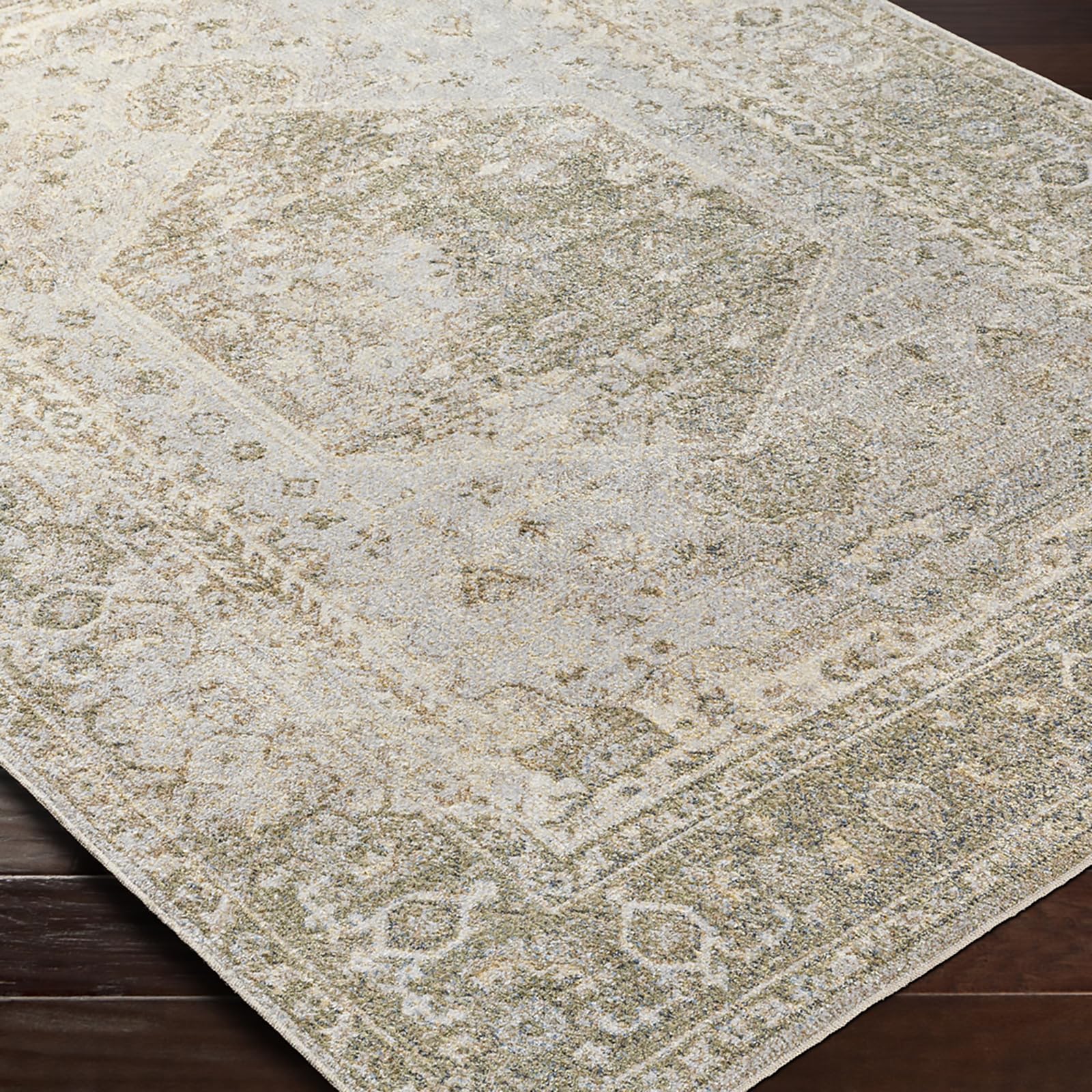 Livabliss Boka Tradizionale Vintage Rectangle Tappeto | Beige, Beige chiaro, Marrone | 160x213cm | Soggiorno e Camera da Letto | Tessuto a Macchina Poliestere
