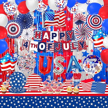 Festive 4th of July Decorations Kit for Unforgettable Celebrations