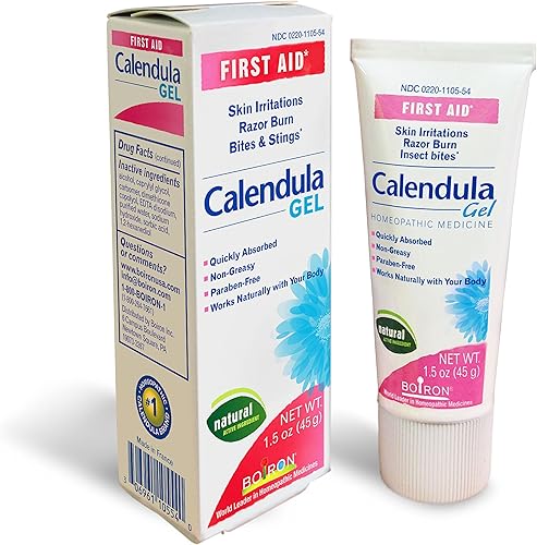 Miniatura 3 de Boiron Gel de caléndula, 1.5 onzas (paquete de 3), medicina homeopática para irritación de la piel y quemaduras