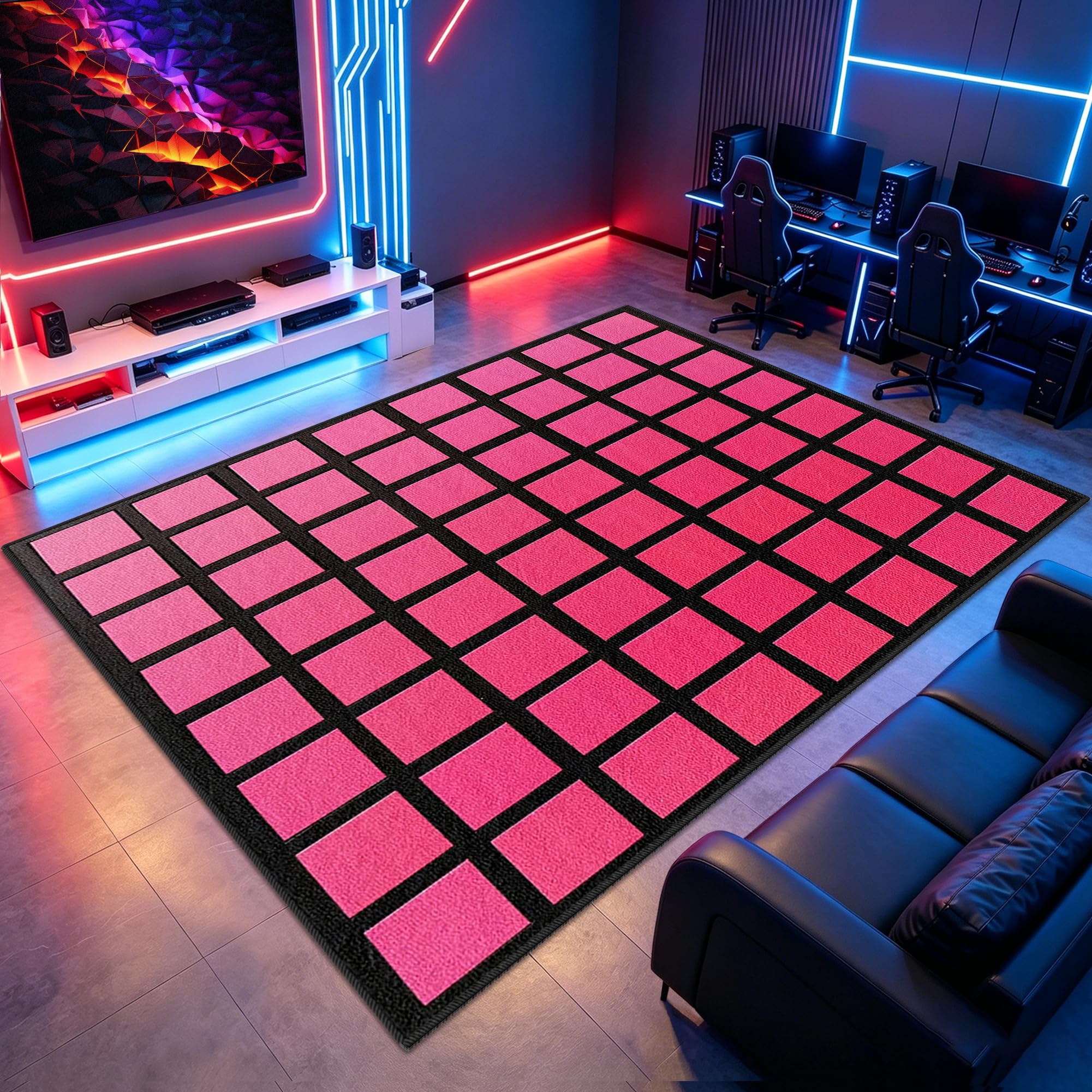 Tapis de sol de jeu antidérapant pour stabiliser les chaises de bureau