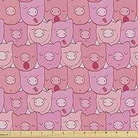 Vista 90 de Lunarable The Yard, tela de mariposa de The Yard, colorido patrón de insectos con alas para primavera, diseño de dibujos animados, tela de Morado