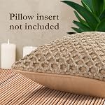 Boho Living 12x20 Beige Throw Pillow Covers Pillow Insert not Included - (1) Boho Pillow Cover