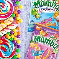 Vista 5 de Needzo Ultimate Mamba - Juego de regalo de dulces masticables surtidos con sabor a frutas, dulces masticables envueltos individualmente, surtido