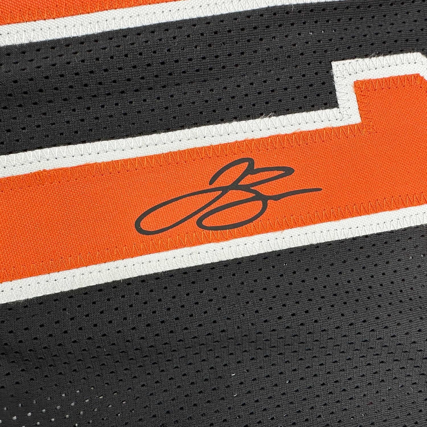 Facsimile Autographed Jalen Brunson New York Black Reprint Laser Auto Basketball Jersey Size Men's XL - Image 2