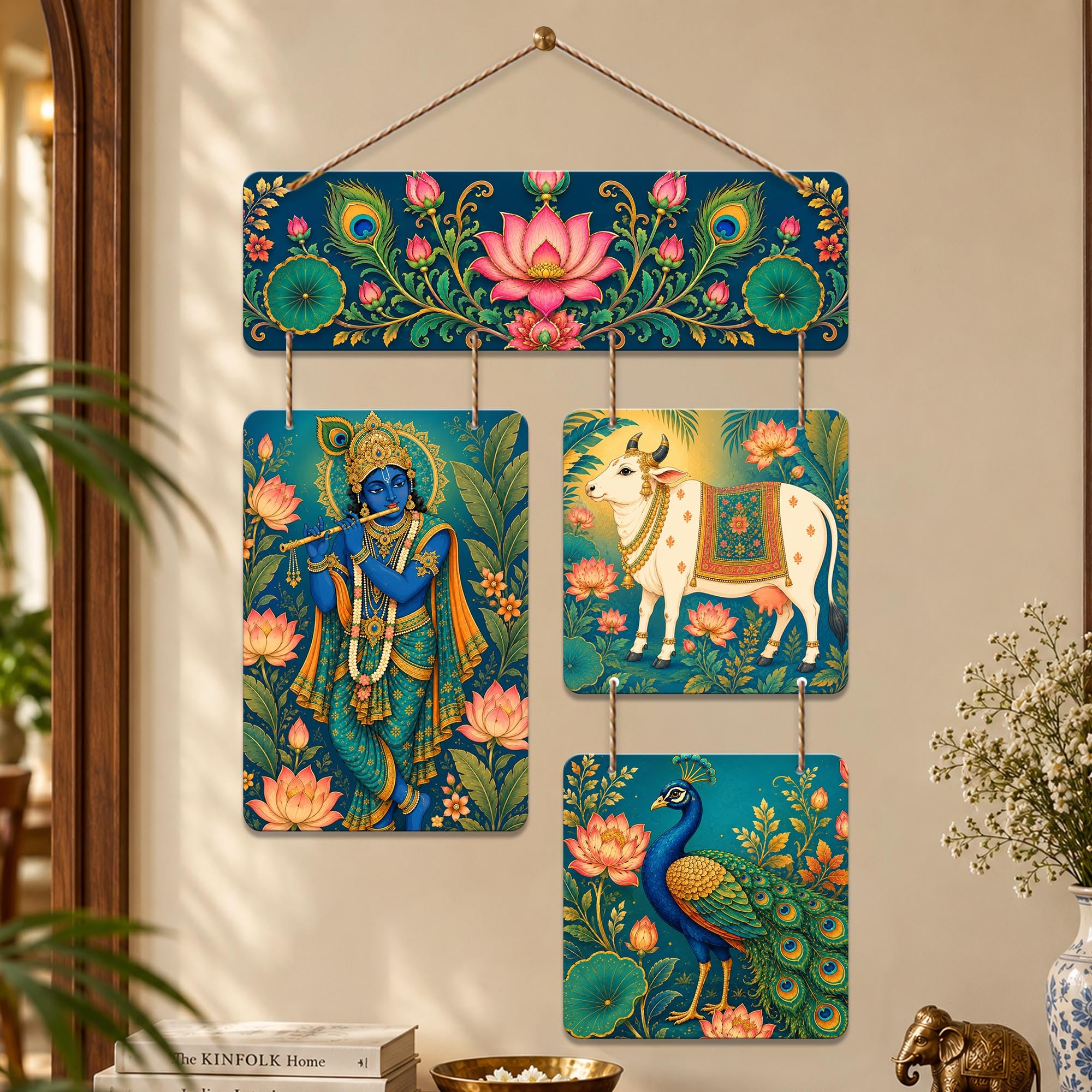 Indian Heritage Wall Hanging - Artvibes Decor -12