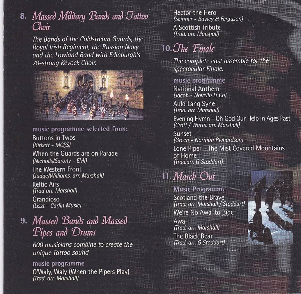 Edinburgh Military Tattoo 1998 - CD - Amazon.com Music