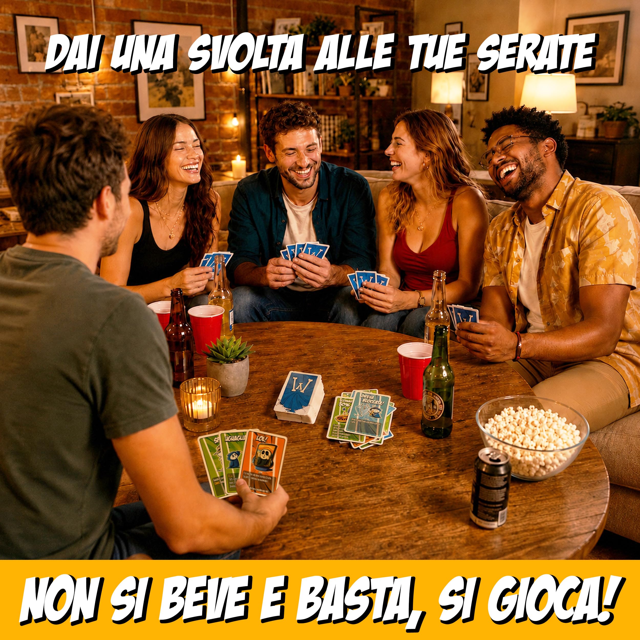 Wacky Party Pack – Gioco Base Wacky + Espansione Alcolica Wacky Drink | Drinking Game e Party Game di Carte | Gioco da Tavolo per Feste, Serate e Amici | età 18+, 4-10 Giocatori | in Italiano