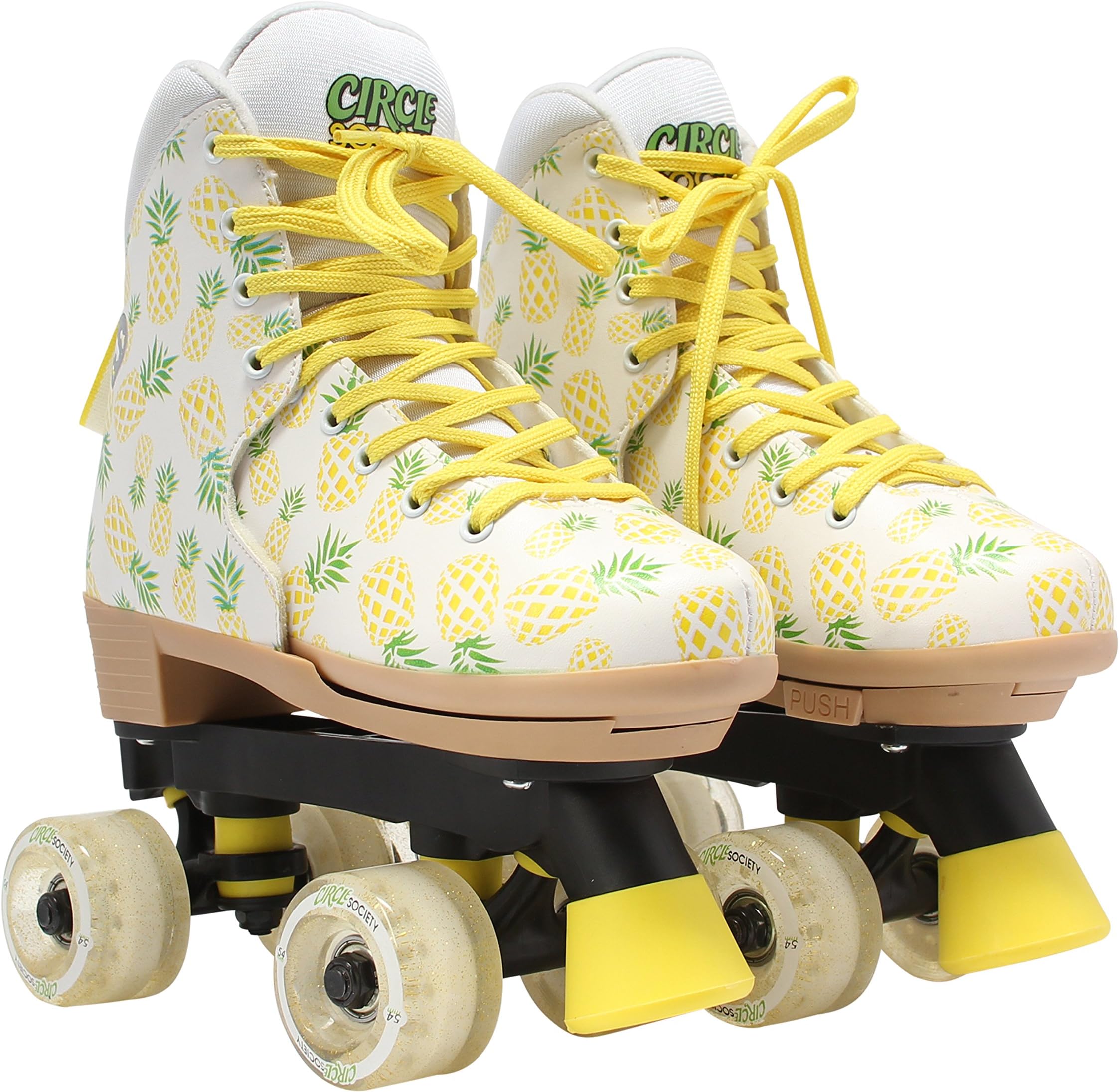 Adjustable Kids Roller Skates, Sizes 12-3 & 3-7 US, Indoor & Outdoor Roller Skates, Comfortable Lace-Up Design for Beginners, Fun Gift for Girls, Toddler Quad Skates for Youth & Teens