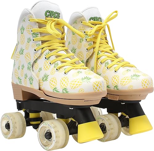 Circle Society - Patines clásicos para niños (ajustables, para interiores y exteriores)