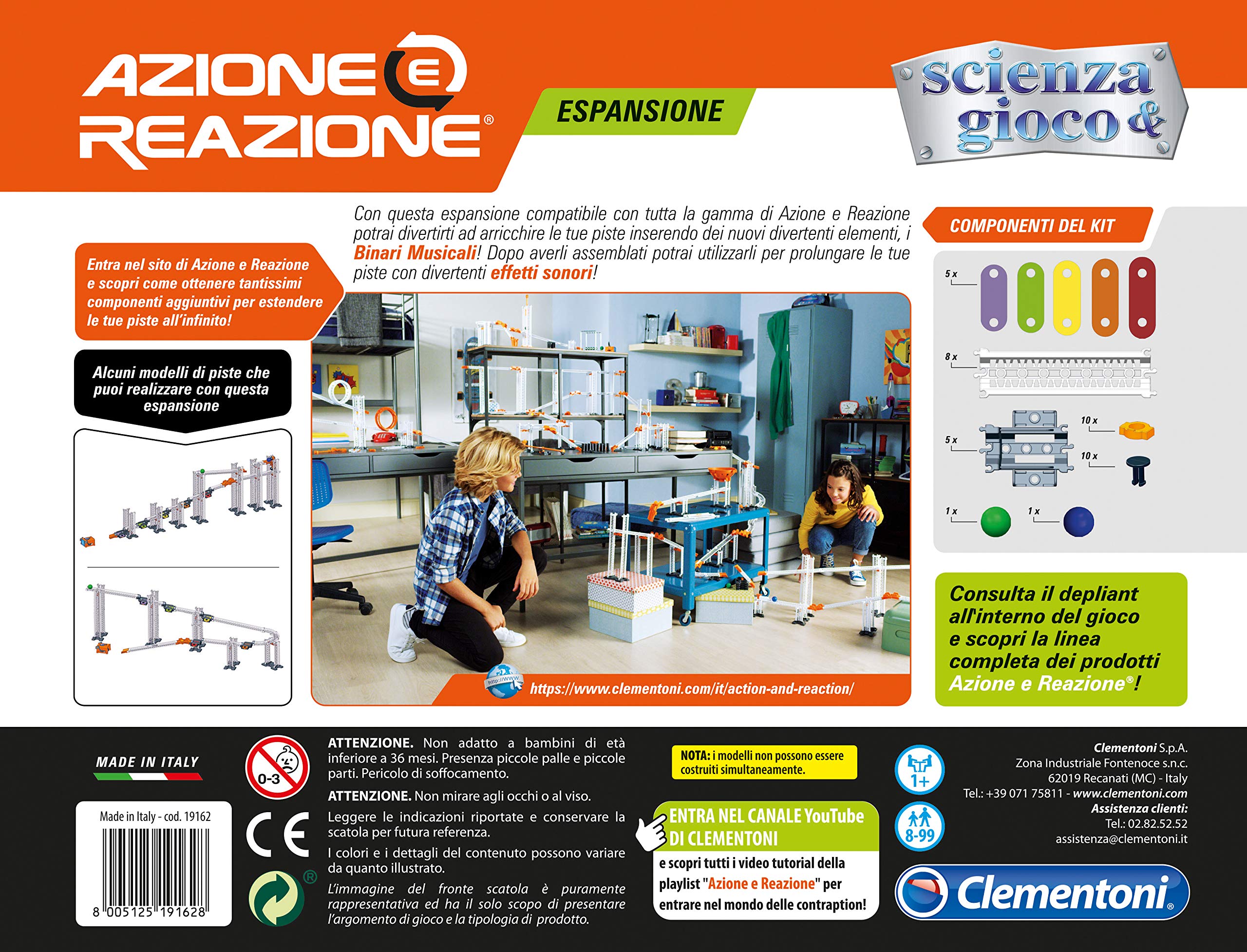 Amazon.com: Clementoni - 19162 - Action and Reaction - Musical