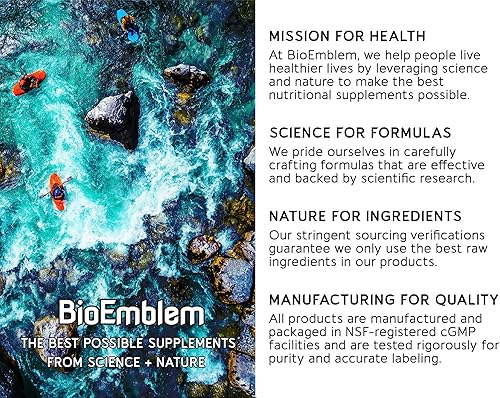 Miniatura 7 de BioEmblem Ayuda natural para dormir para adultos con melatonina, raíz de valeriana, sol y más | Suplemento para dormir saludable | Pastillas para