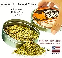 Vista 4 de Chairman of the Bird Gourmet - Condimento para frotar pavo, especias cítricas y hierbas, naranja, arándano, romero, salvia, asado, parrilla, humo