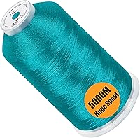 Vista 66 de New brothread - Bobina única de 5000 m de hilo de poliéster para máquina de bordar 40WT para máquinas comerciales y domésticas - Marigold