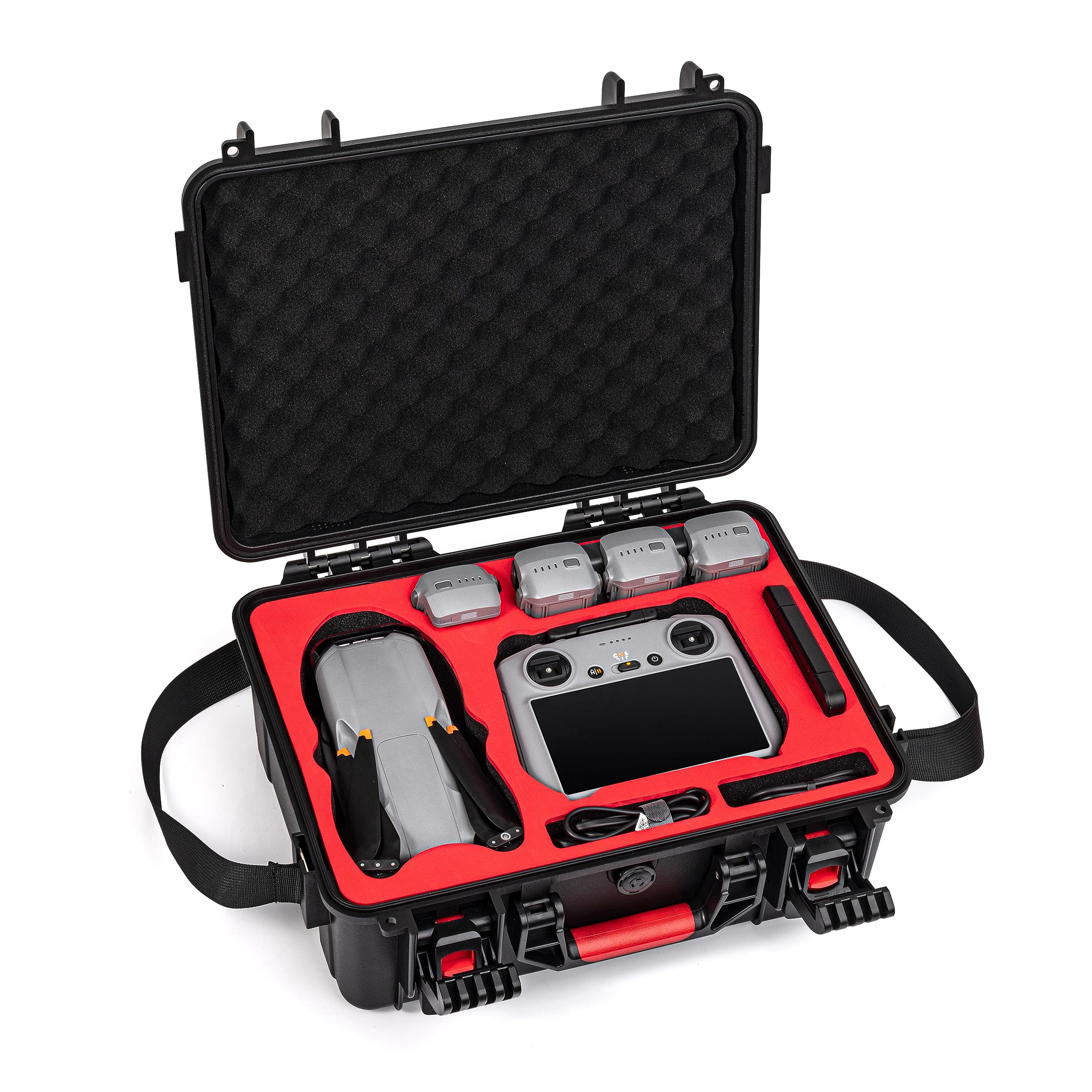 STARTRC Air 3 Hard Case Waterproof Carrying Case for DJI Air 3, Black, M, Custom