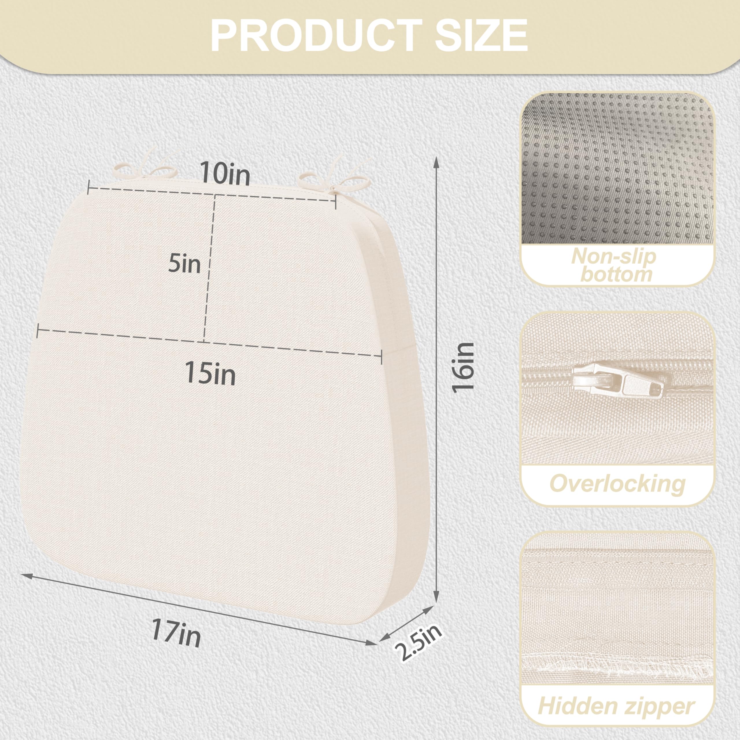 Iristykilin 17'' x 16'' x 2.5