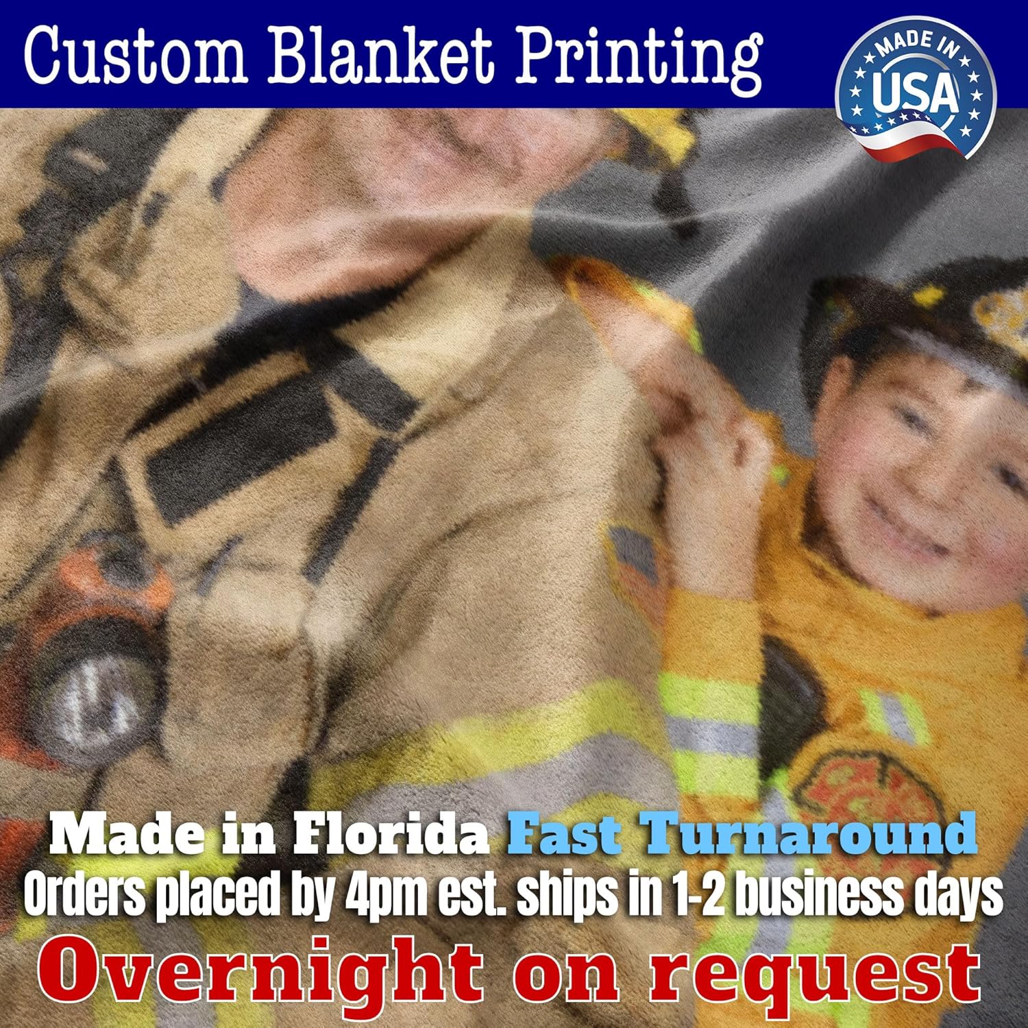 Custom Blanket with Photos Text, Customized Blanket with Multiple Designs, Personalized Blanket for Mom Dad Couple Girlfriend Boyfriend Wife Husband HD Printing Photo Blanket. (50" x 60" Sherpa)