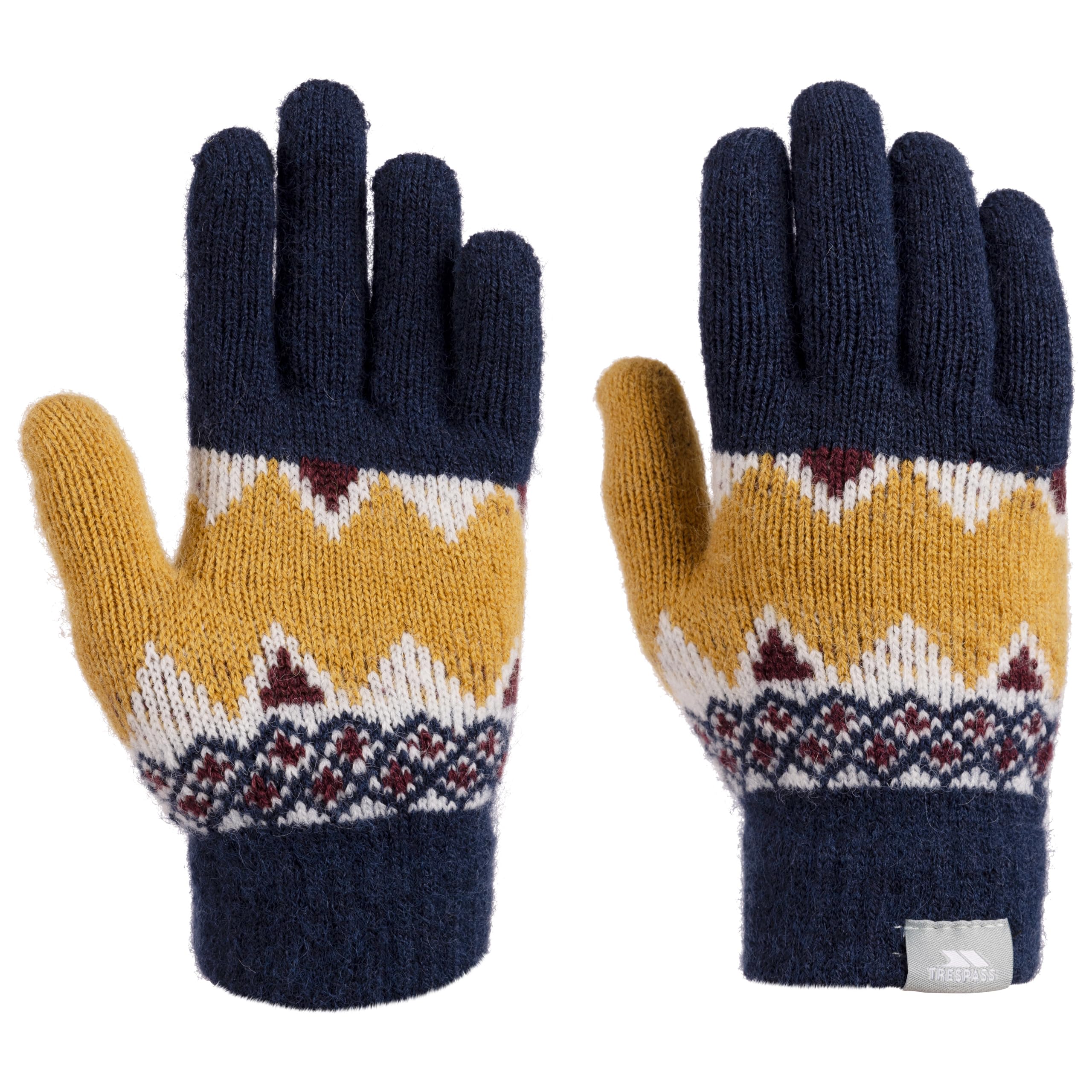 Trespass Kids Fleece Gloves With Fitted Cuff And Fleece Lining Norta
