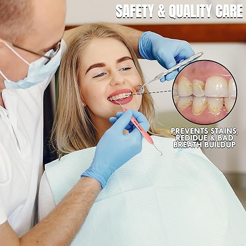 Miniatura 8 de Herramientas dentales profesionales raspador de sarro para dentistas, removedor de placa dental para uso personal y mascotas, limpiador dental