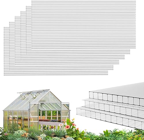 RITOLLO 14-Pack 6 ft 0.24-Inch Polycarbonate Panels