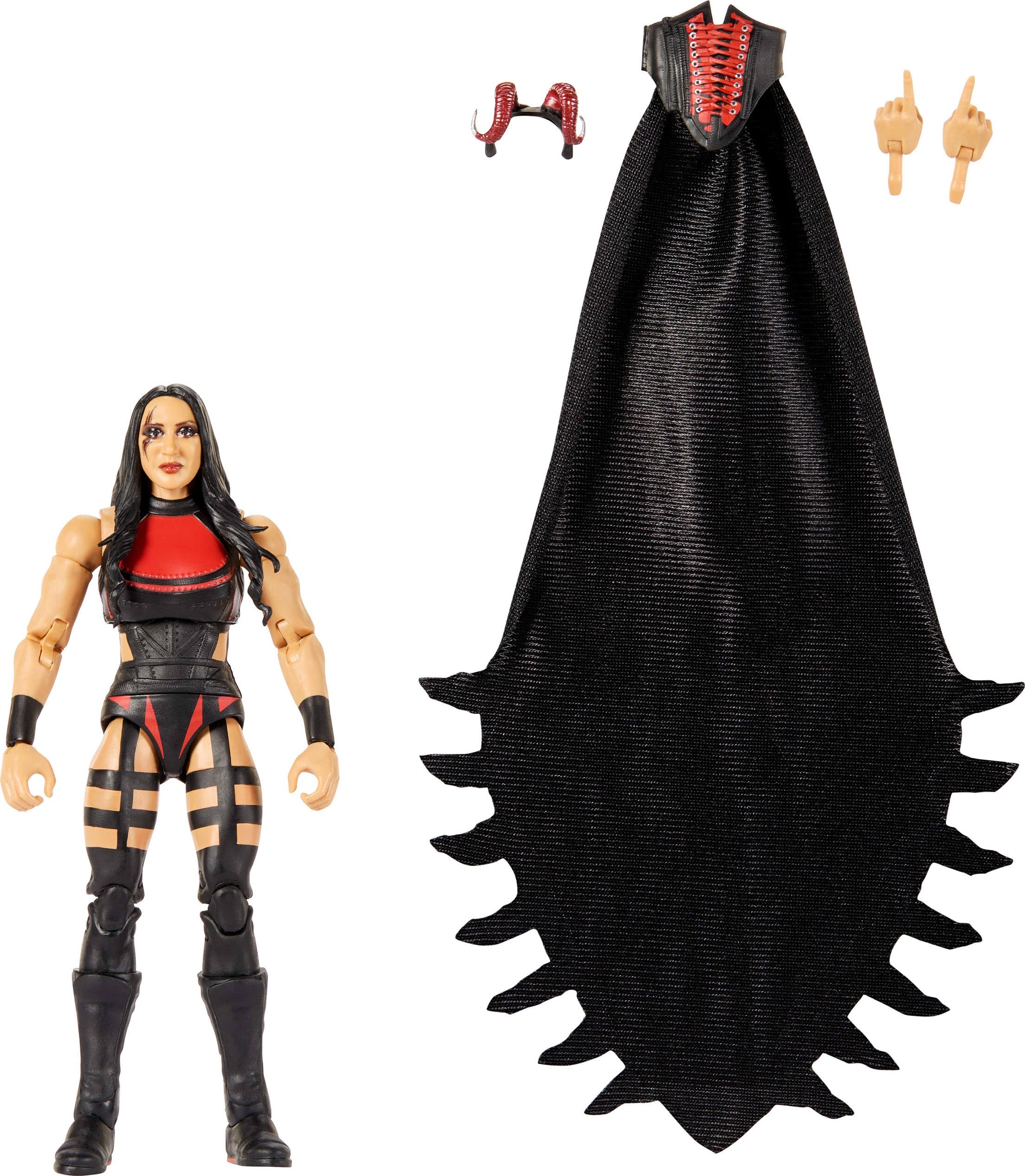 Mattel WWE Elite Action Figure & Accessori, Serie #125 Set, 6 pollici da collezione Stephanie Vaquer con 25 punti di articolazione e mani intercambiabili