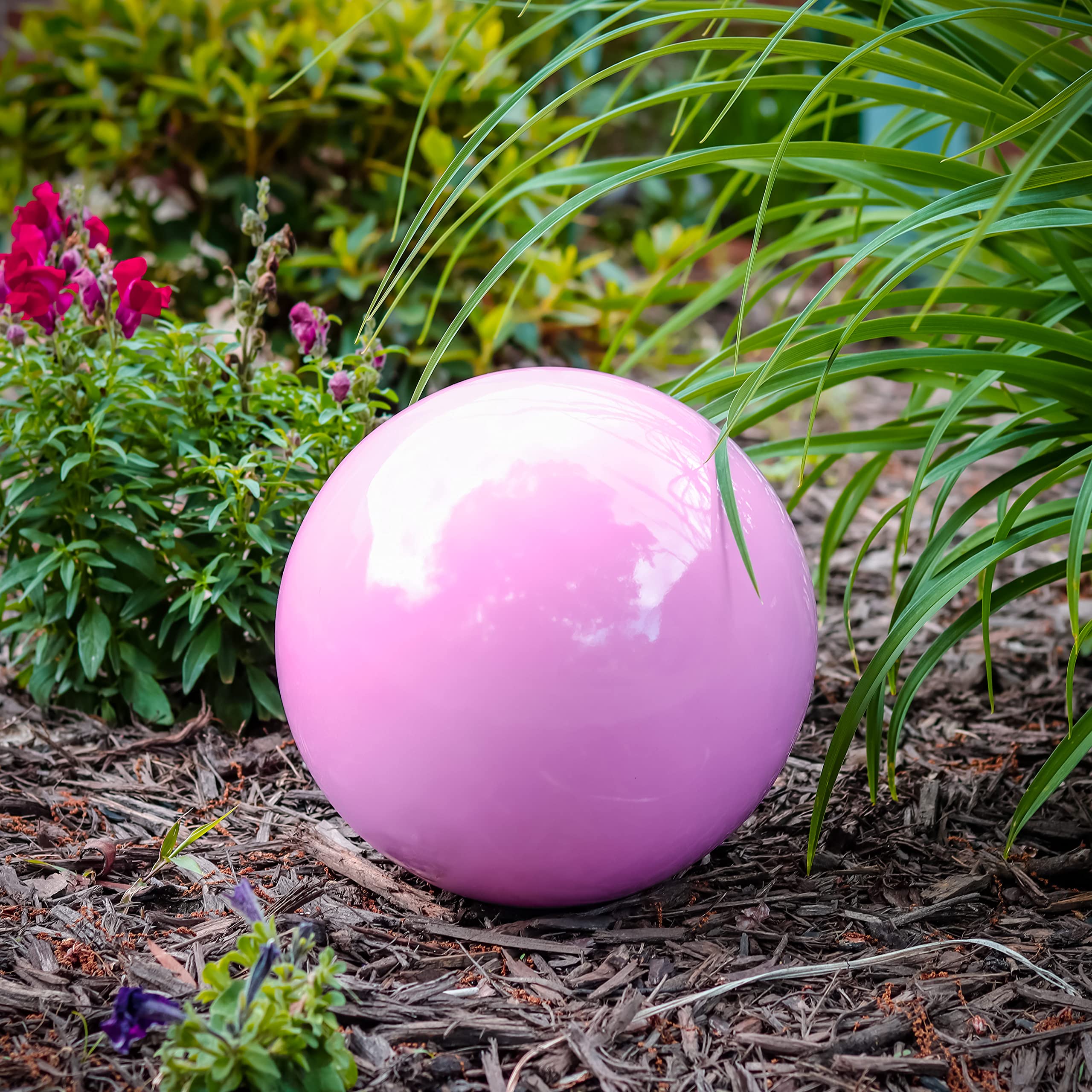 Boule Miroir En Acier Inoxydable – Sphère Brillante Pour Décorer Ton Jardin Ou Ton Salon