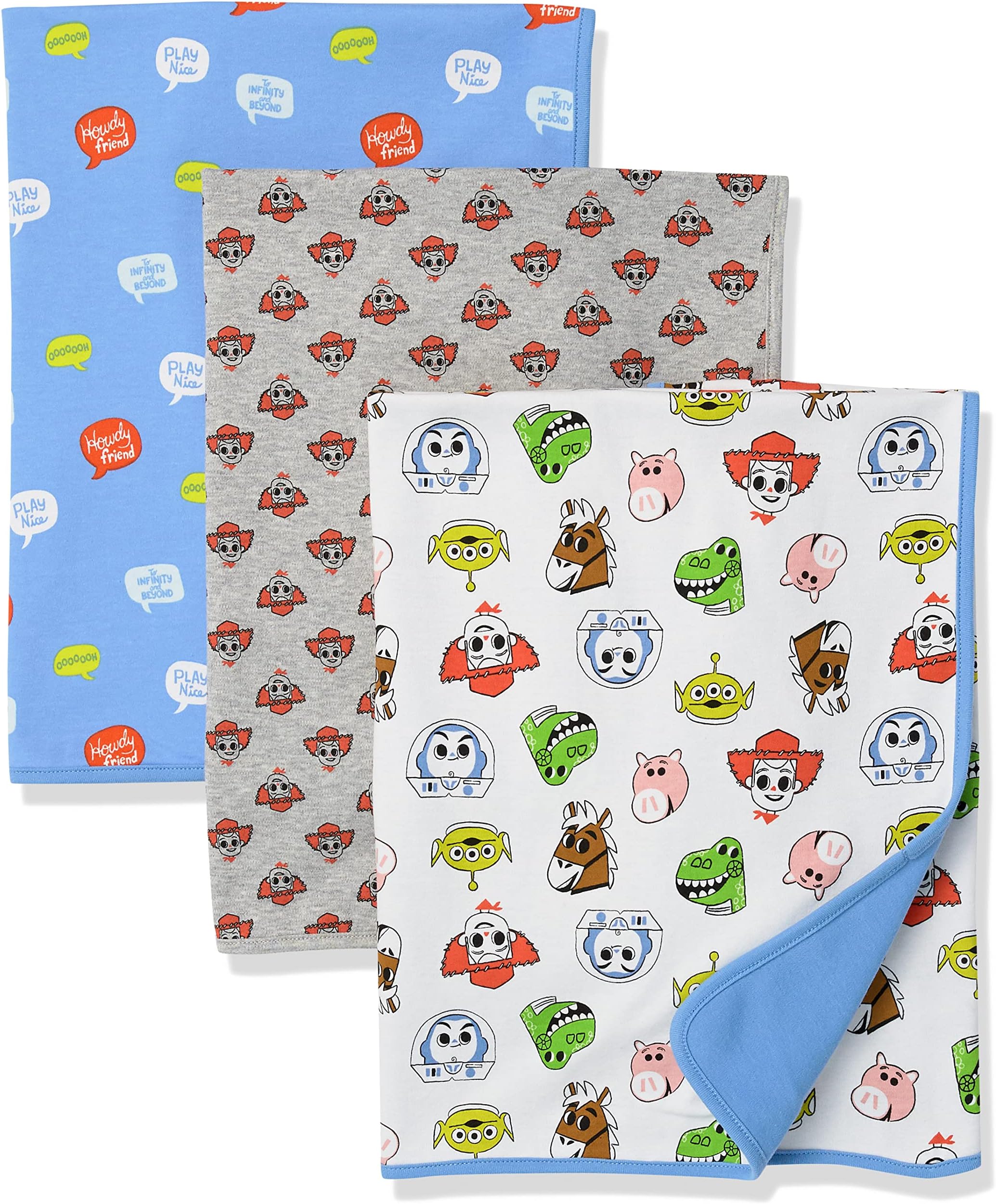 Amazon Essentials Boys' Baby Disney | Marvel | Star Wars Swaddle Blankets
