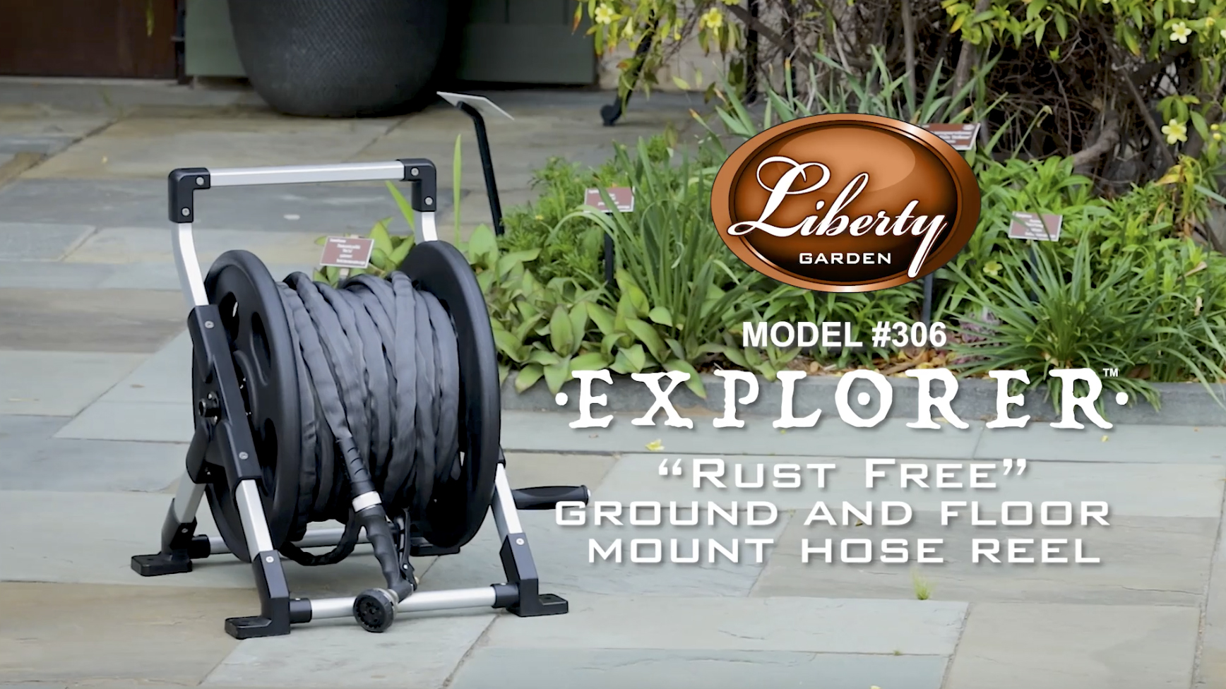 Amazon.com : Liberty Garden 306 Explorer Floor or Wall Mount Hose
