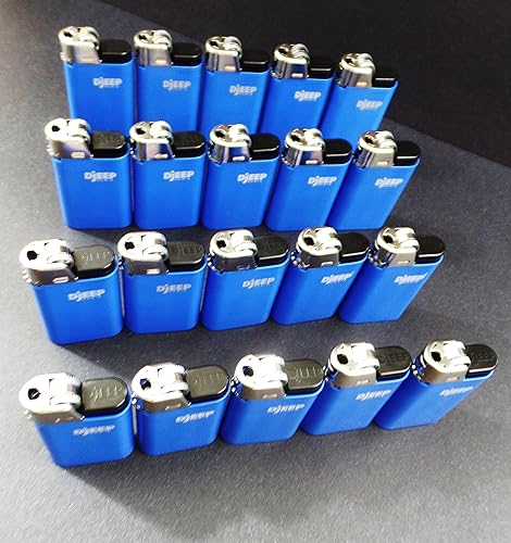 Miniatura 9 de Lote de 20 encendedores Djeep azules