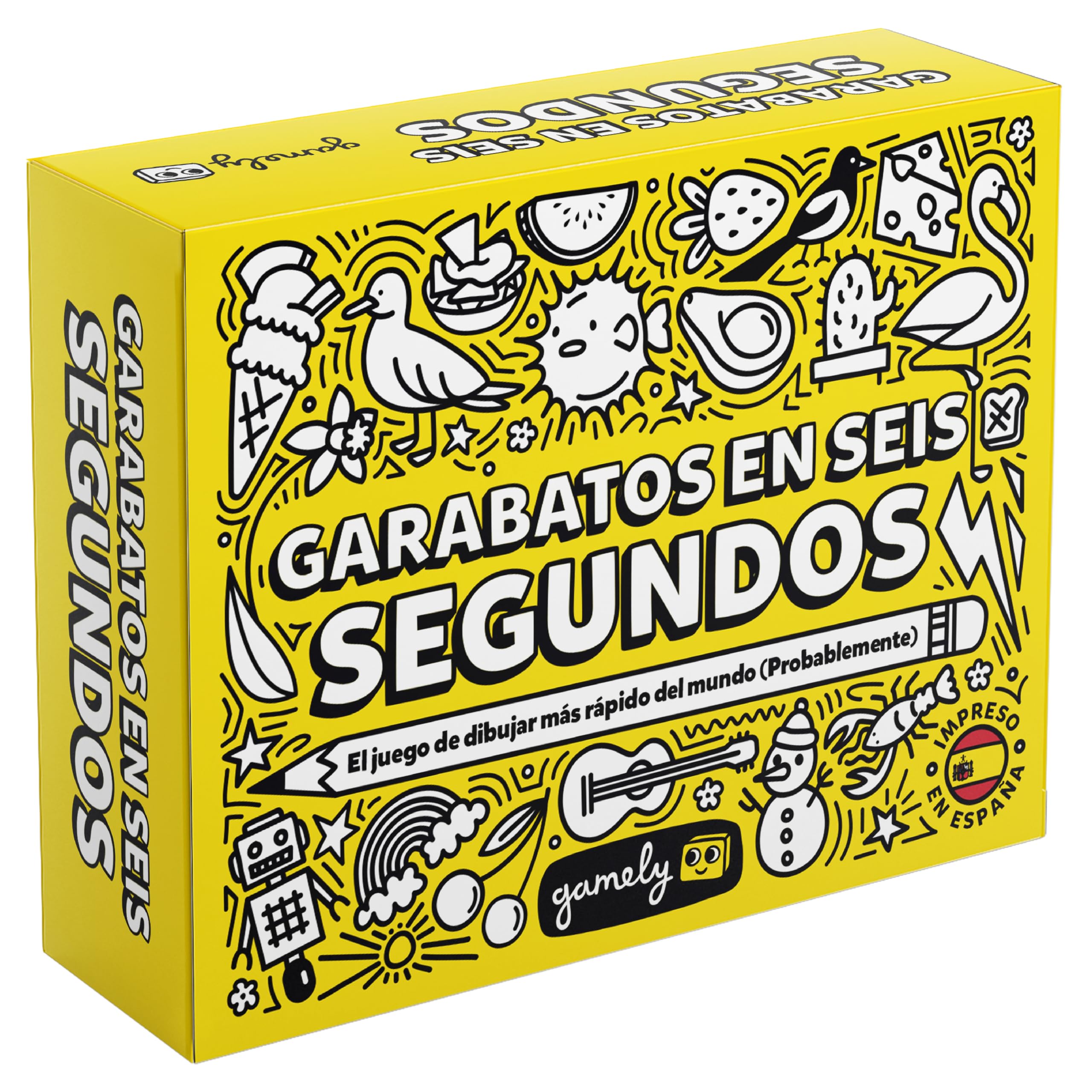Garabatos en Seis Segundos | Juego familiar de dibujo rápido y divertido