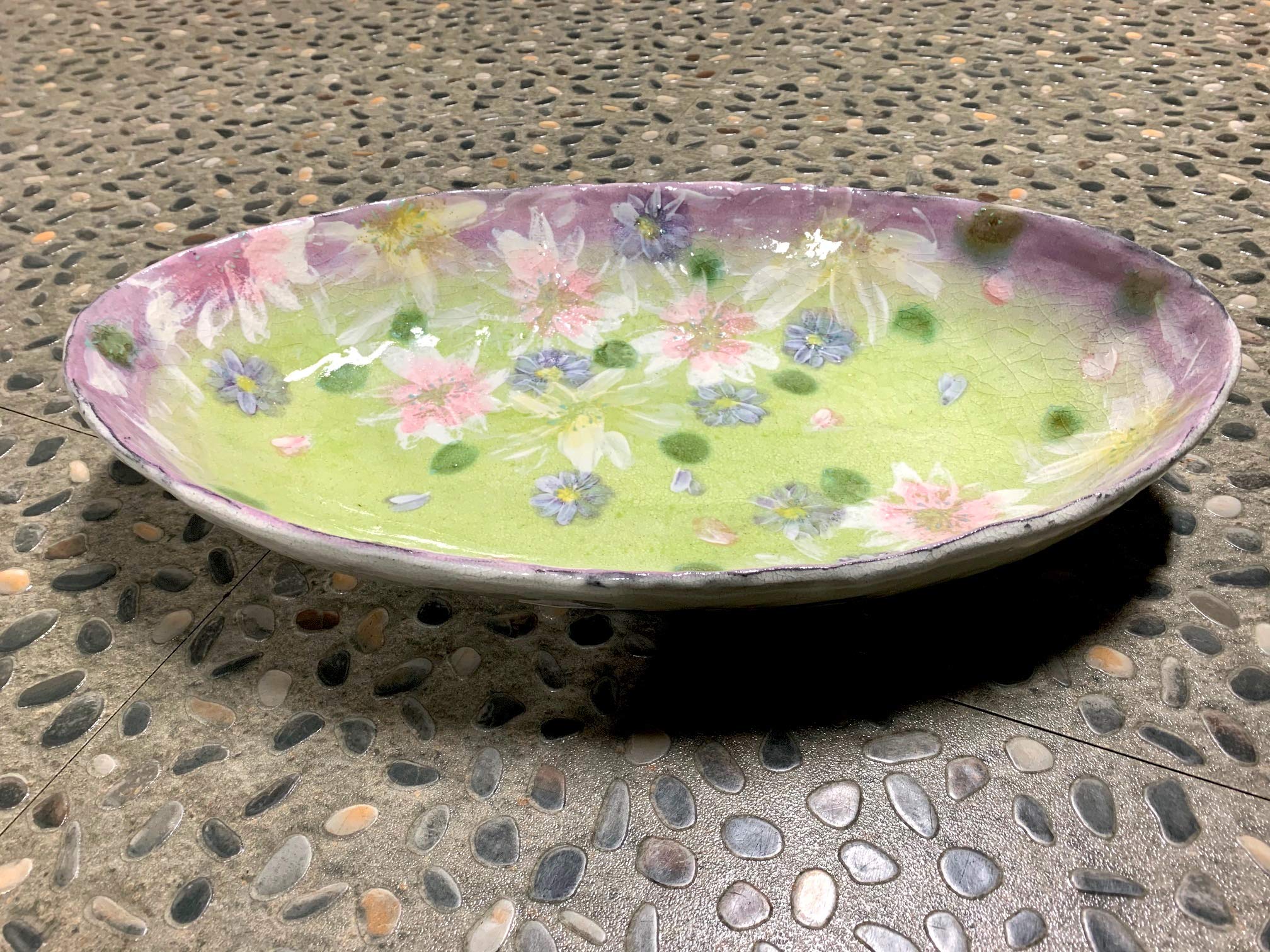 菓子鉢 工房ゆずりは 直径約24cm 高さ約4cm 【公式通販】