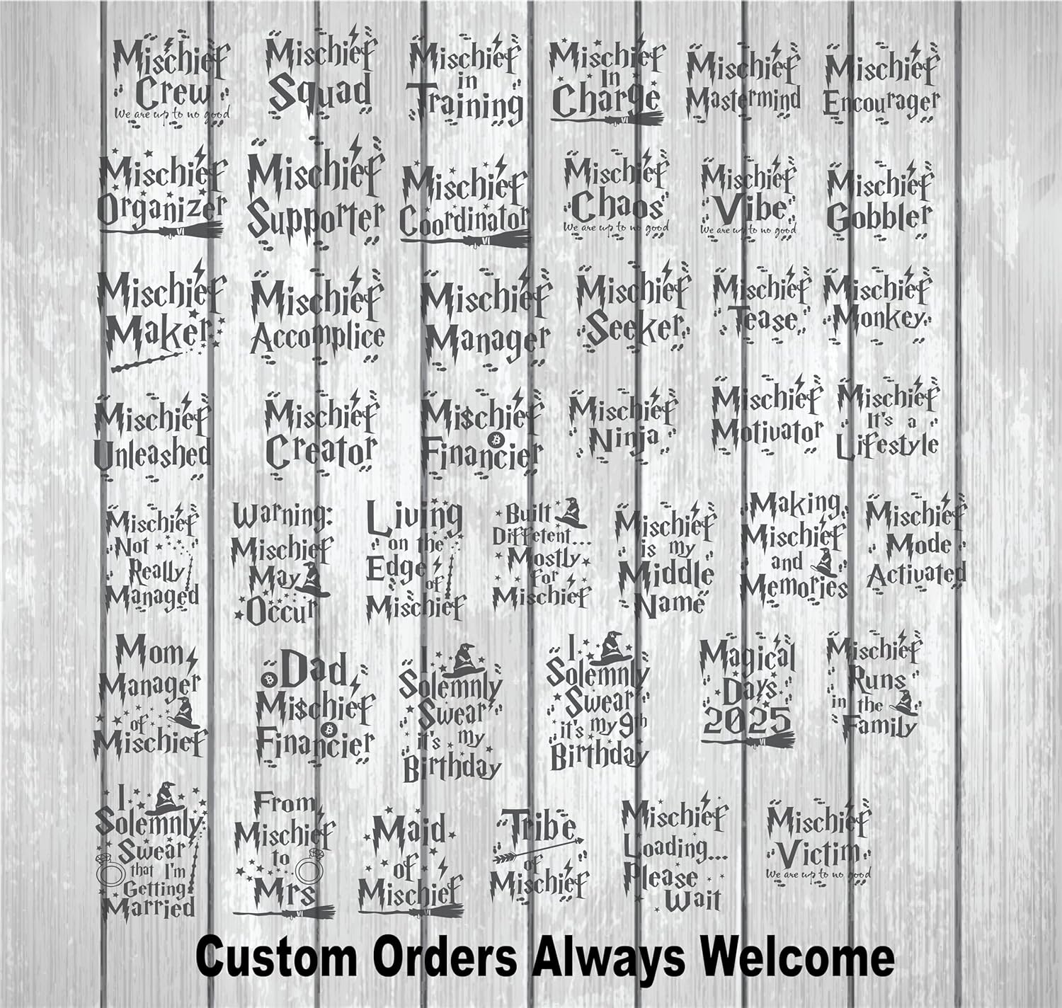 Birthday Party Shirts, Mischief Crew T-shirt, Bday Wizard Tees, Birth-day Witch shirtss, I Swear its my Birtday, Universal Shirts, Universal Family Shirts, Mischief Manager Shirt, Vacation Tees - Image 7