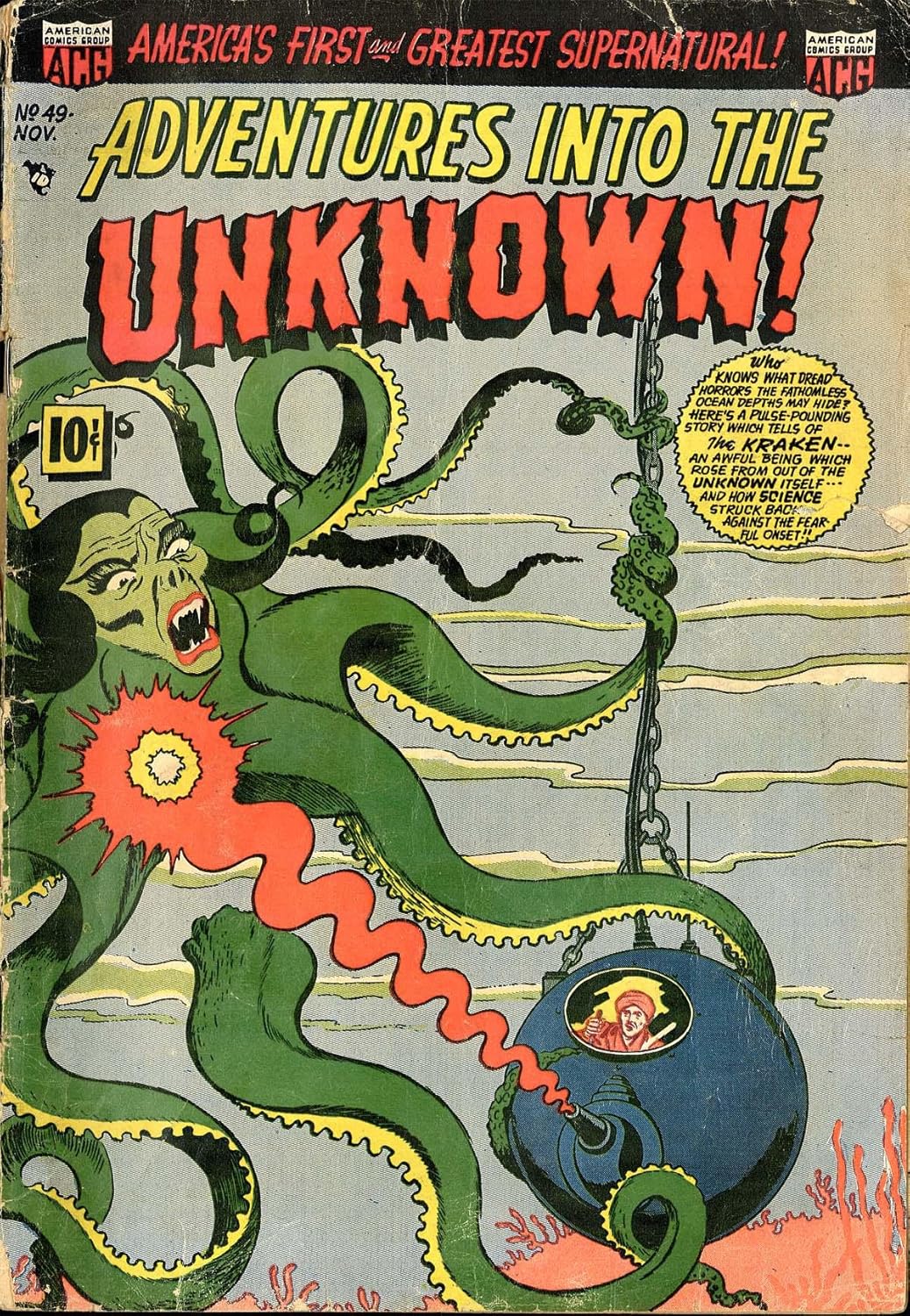 Adventures into the Unknown Issues 49 & 50 Horror Golden Age