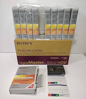 Amazon | phdvm-63dm DigitalMaster DV / HDV / DVCAMテープ( 10