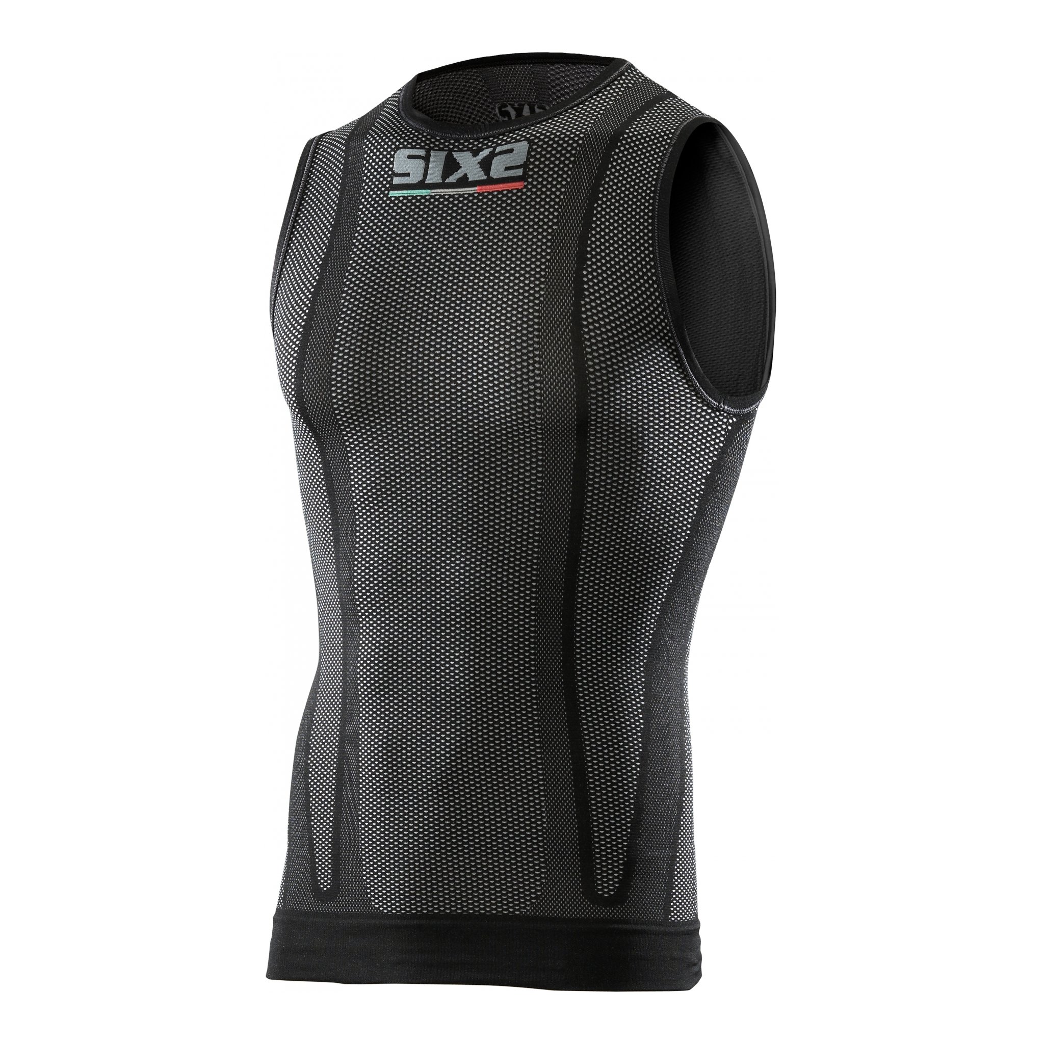 SIXS SML2-CB-M - Camiseta de tirantes Sml2, color negro, talla M