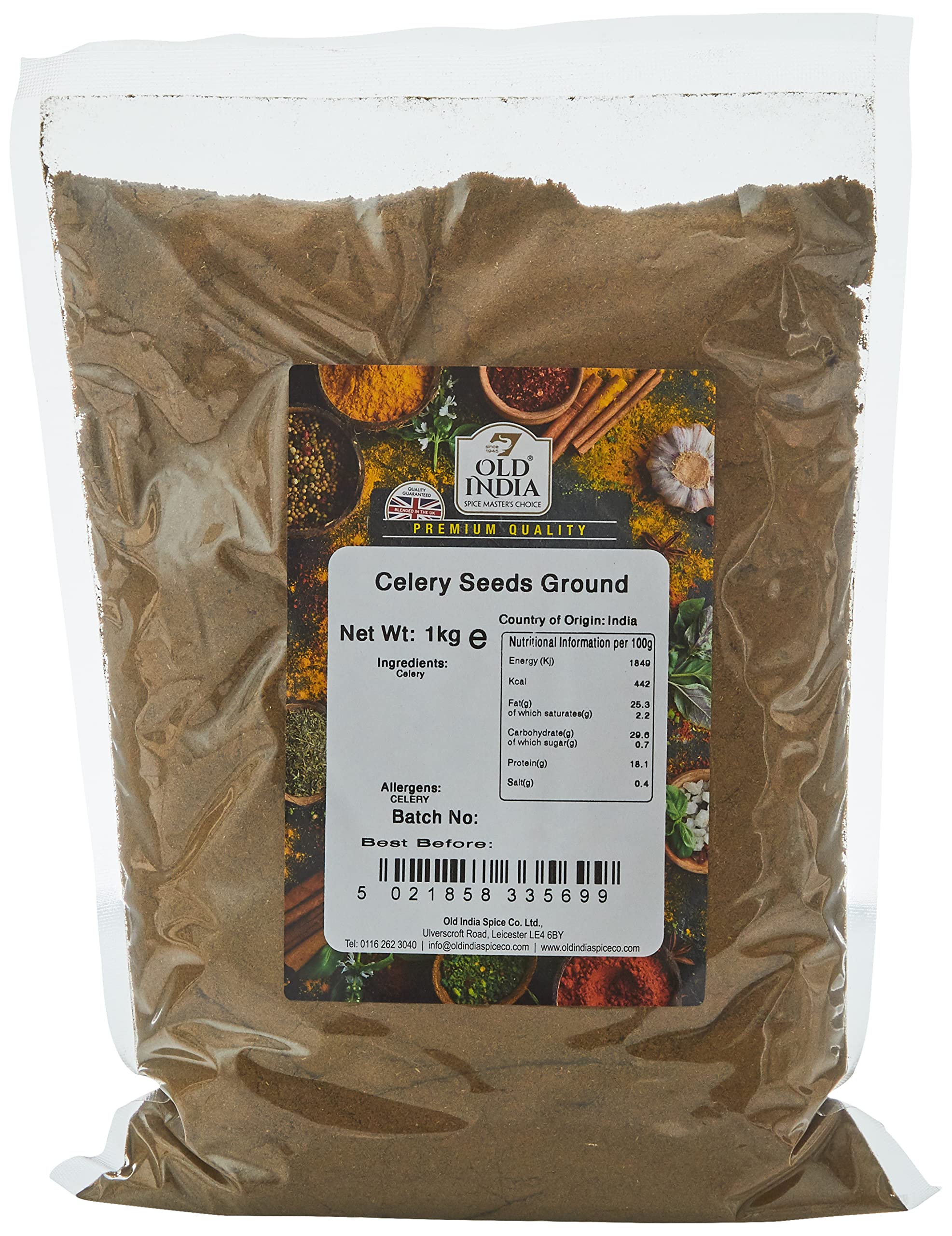 Old India Celery Seeds Ground 1 Kg