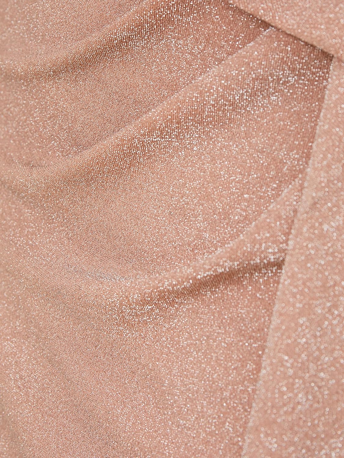 Adrianna Papell Womens Metallic Knit Cascade Gown - Image 3