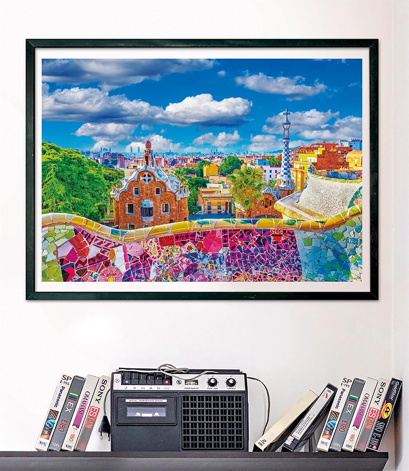 Clementoni - Park Güell - Barcelona - Puzzle of 1000 Pieces - Patience and Reflection Game - Landscape Format - Net Image - 70 x 50 Cm - for Ages 10+