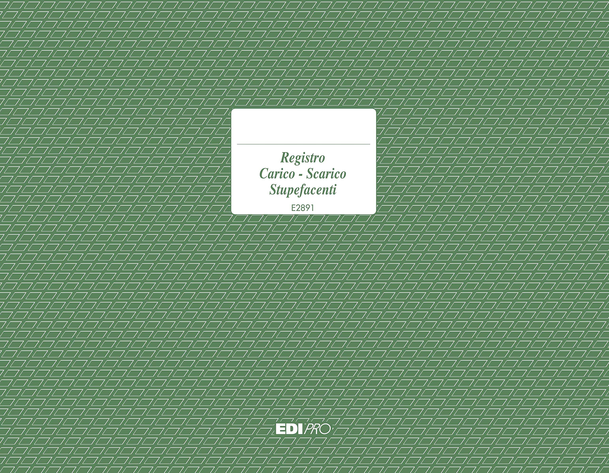 EDIPRO - E2891 - Drug Loading and unloading Register for Veterinarians 46 Pages f.to 31x24,5