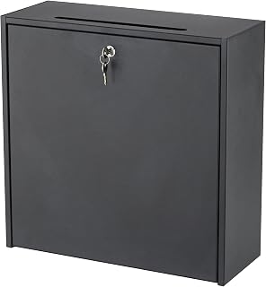 Safco Products 4258BL Inner Office Mailbox, Small, Black