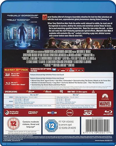 Miniatura 2 de Iron Man 3 (3D Blu-ray + Blu-ray)