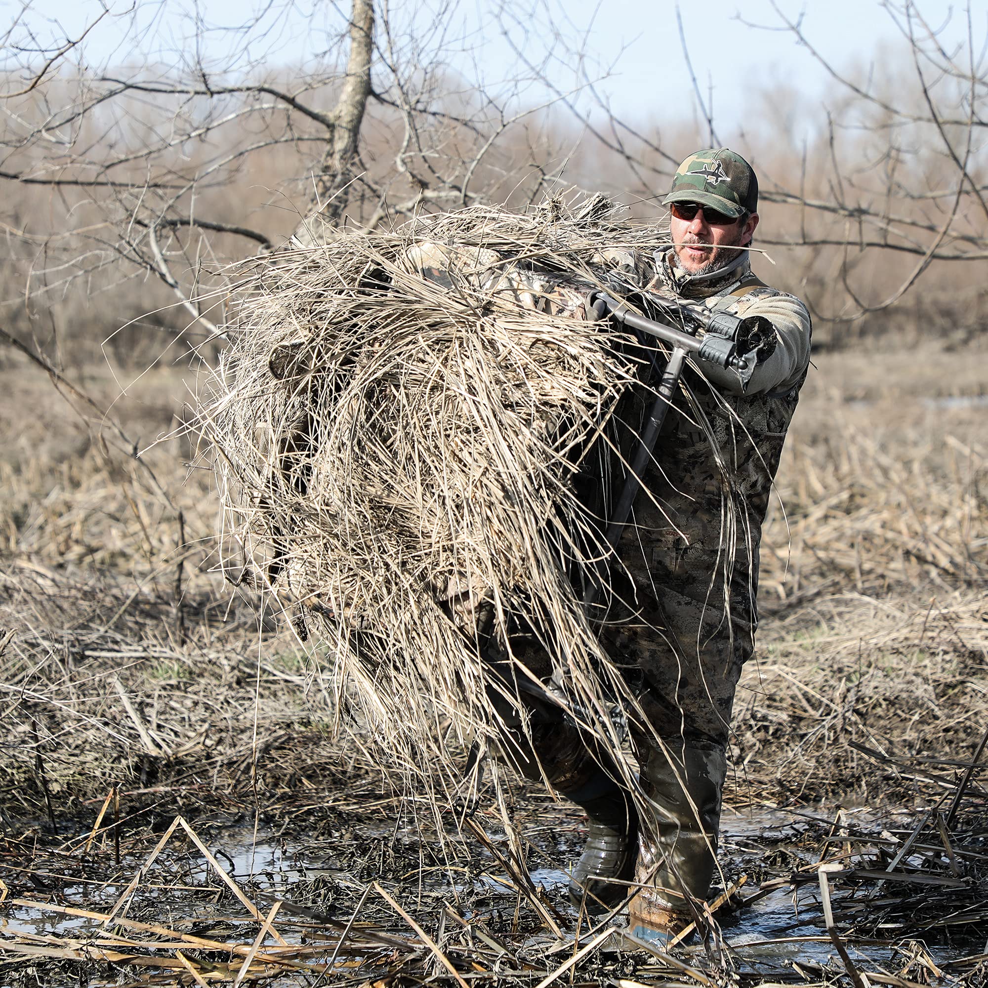 Amazon.com: Momarsh Invisi Layout Blind System for Waterfowl & Dove Hunting  in Optifade Marsh : Sports & Outdoors