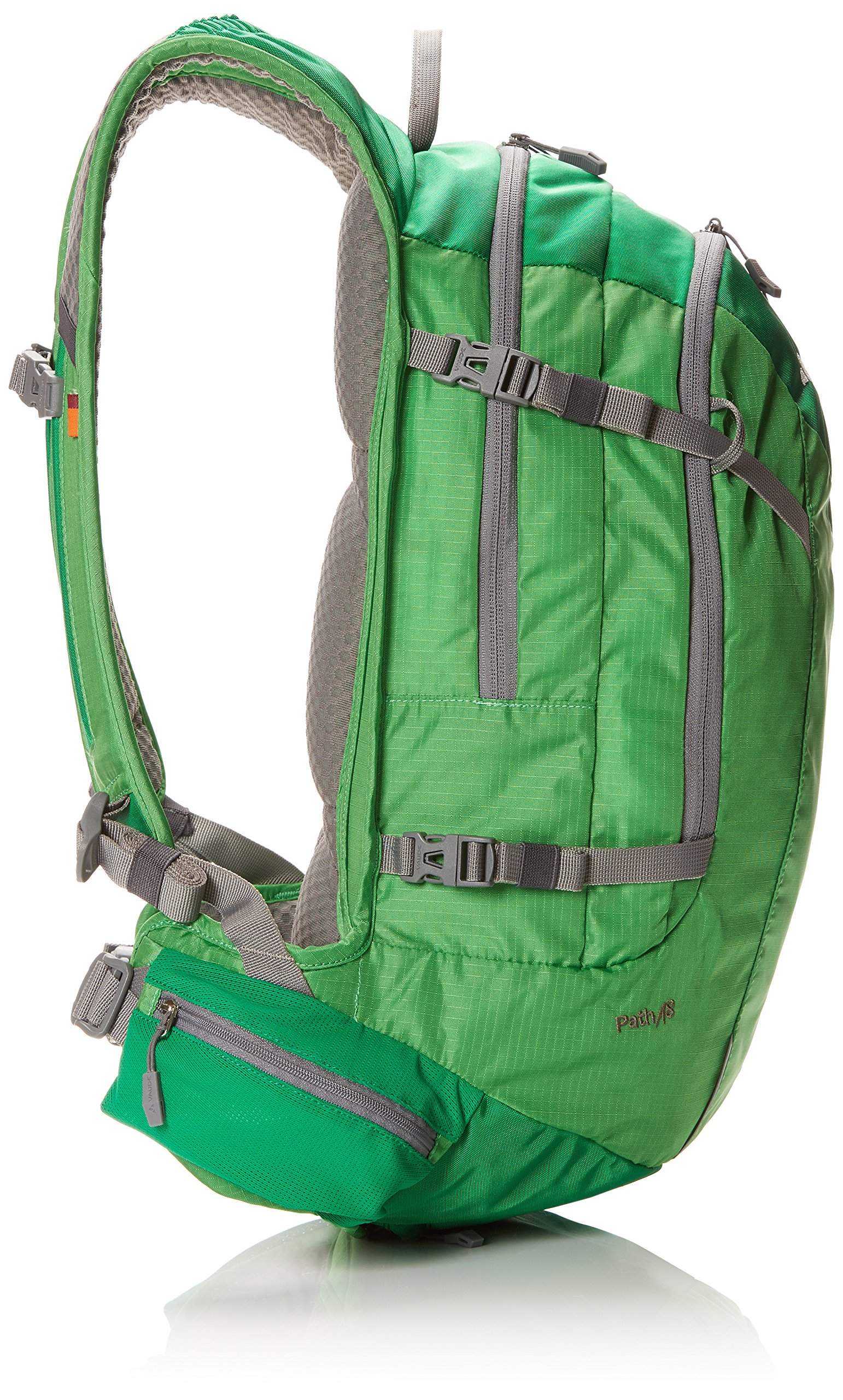 Sac à Dos Vaude Path – 15-19 L, Rouge, 45 X 27 X 18 Cm, Avec Porte-casque Et Poches Latérales